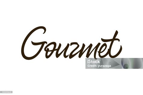 Como Se Escreve A Palavra Gourmet - Vetores de Letras Vetoriais Gourmet e mais imagens de Gourmet - Gourmet ...
