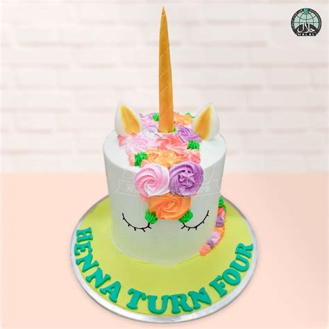 Customised Magical Unicorn Aloha Halal Birthday Cake Party Wholesale Singapore