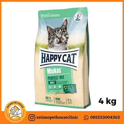 Jual Happy Cat Minkas Adult Perfect Mix Makanan Kucing Kg Shopee