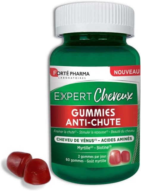 Fort Pharma Expert Cheveux Gummies Anti Chute Gummies Cheveux