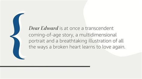 Best dear edward quotes