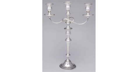 Prelude Plain Sterling Hollowware 17 3 Lt Weighted Candelabra By