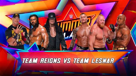 WWE 2K23 Team Roman Reigns John Cena Undertaker Vs Team Brock