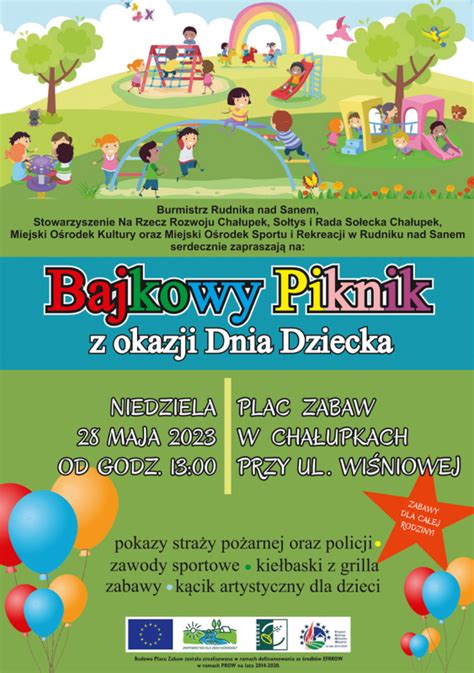 Zapraszamy Na Bajkowy Piknik Z Okazji Dnia Dziecka Gmina I Miasto