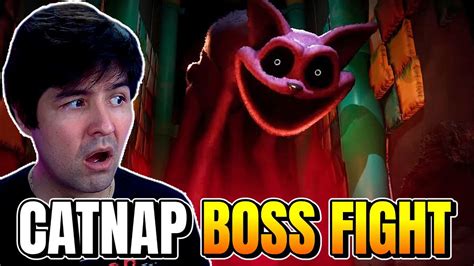 Full Catnap Boss Fight In Poppy Playtime Chapter 3 Youtube