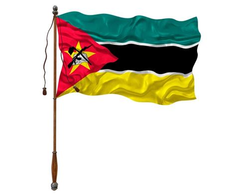 Bandeira Nacional De Moçambique Fundo Com Bandeira De Moçambique Foto Premium