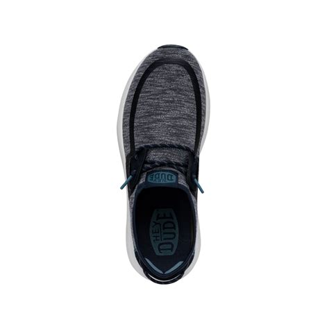 Sirocco Dual Knit Navy All Shoes Heydude Shoes