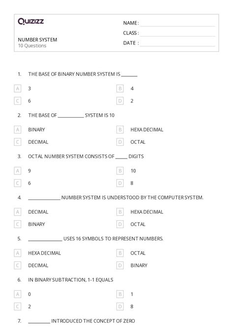 50 Multi Digit Subtraction Worksheets For 7th Class On Quizizz Free