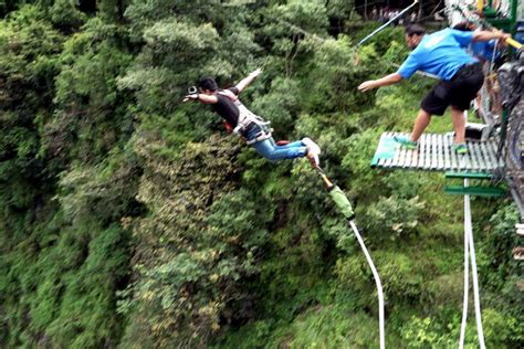 Bungee Jumping In Bhotekoshi Nepal Thrill