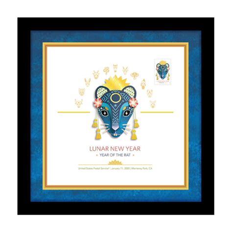 Lunar New Year: Year of the Rat Framed Stamp | USPS.com