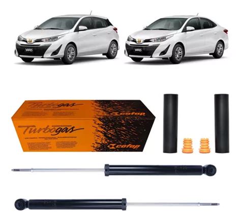 Par Amortecedor Traseiro Cofap Kits Toyota Yaris Frete Gr Tis