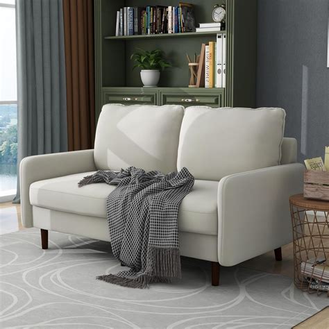 Amazon Uixe W Loveseat Sofa Modern Upholstered Love Seat