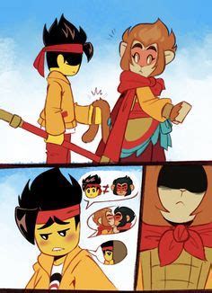 36 Monkie kid fan art/comics ideas | kids fans, lego for kids, monkey king