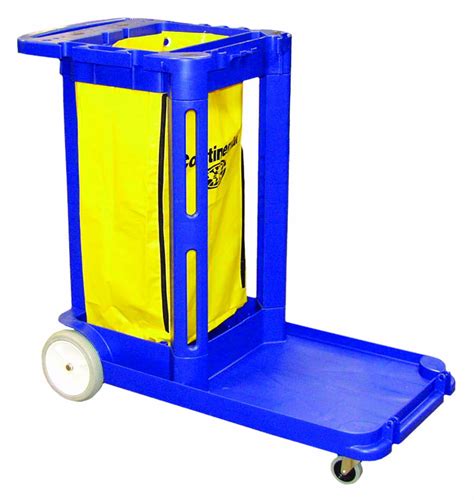 Amazon Continental 182BL Blue Compact Janitorial Cart Case Of 1