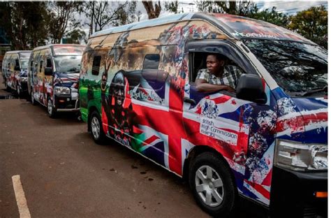 UK Embassy in Kenya repaints vans with 'Nairobi Matatu' graffiti ahead ...