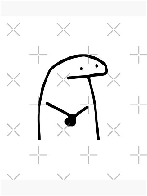 Flork Funny Reaction Poster For Sale By Riv0x Redbubble