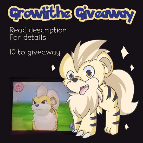 Shiny Growlithe Raffle by GeckoGeek on DeviantArt