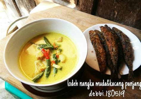 Resep Lodeh Nangka Muda Kacang Panjang Oleh Debbi Deabbie Cookpad