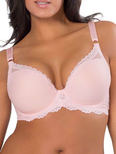 Smart And Sexy Womens Curvy Plunge Light Lined Bra With Added Support Style Sa989 Walmart