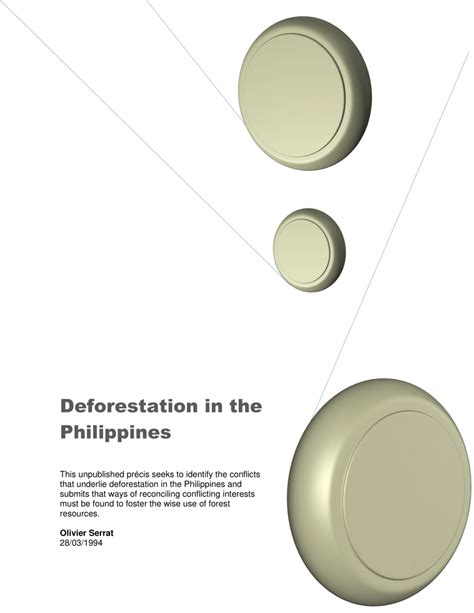 (PDF) Deforestation in the Philippines