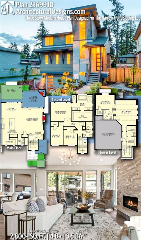 3 Story House Floor Plans