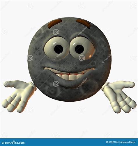 Smiley Moon Royalty Free Stock Image - Image: 1332776