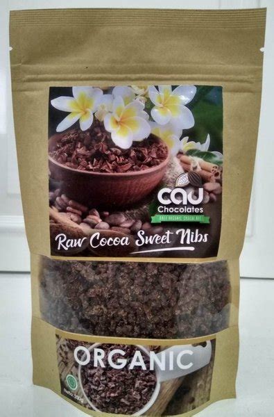 Jual Organic Raw Cacao Sweet Nibs Kakao 200 Gr Cau Chocolates Di