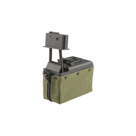 A K Mini Ammo Box M249 1500 Ball Ranger Green