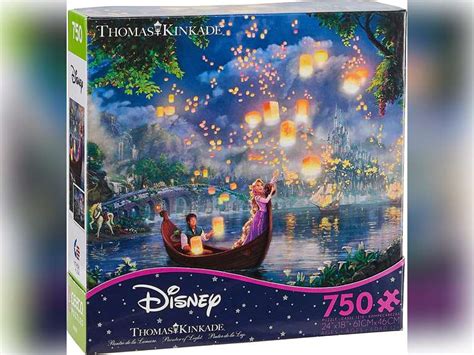 Ceaco Thomas Kinkade Disney Dreams Collection Tangled Starlight