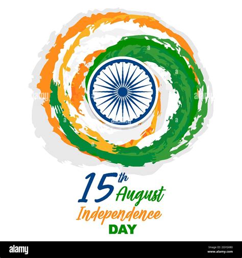 Indian Independence Day Poster Illustration Stock Vector Image And Art