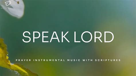 Speak Lord Prayer Instrumental Music With Scriptures Christian Piano