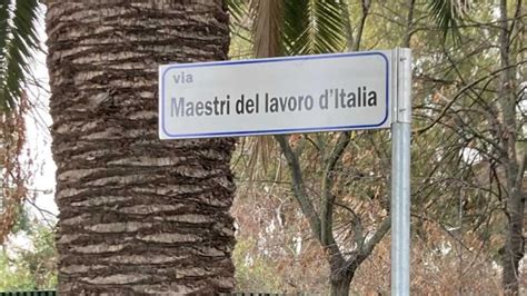 San Benedetto Intitola Una Strada Ai Maestri Del Lavoro Il Mascalzone