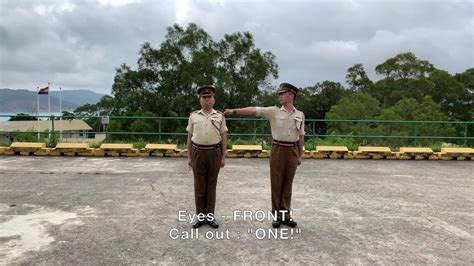 Foot Drill Lesson 4 Close Order At The Halt Front Rank And Open