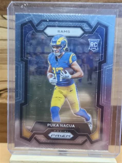 Carte Recrue Panini Prizm Puka Nacua Rc Los Angeles Rams Eur