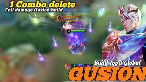 17 Kills🔥 Full Damage Gusion Build 1 Combo Delete Build Top 1