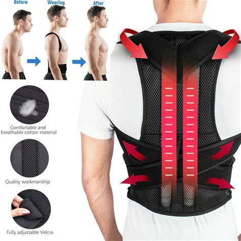 Posture Corrector For Women And Men Adjustable Shoulder Back Brace For