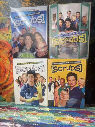 Scrubs The Complete Season Dvd Tv Series Free Shipping Ebay