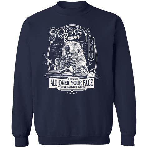 Soggy Beaver Bbq Crewneck Sweatshirt The Dudes Threads