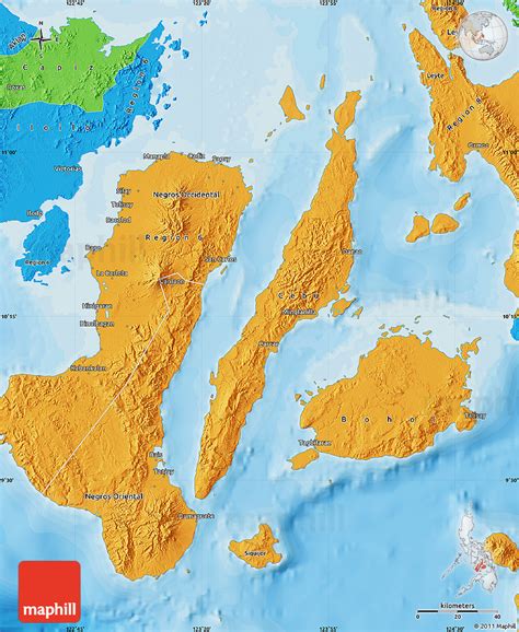 Philippine Map Region 7