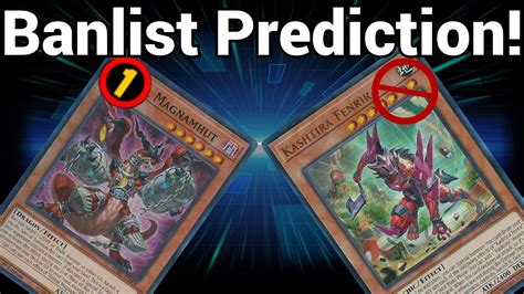 Yu Gi Oh Tcg Banlist Prediction What Will Konami Ban Youtube