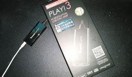 Sound Blaster Play 3 をレビューイヤホン向けのUSB DAC えれくあむーる