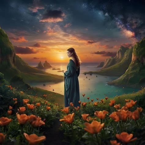 Premium Photo | Blending Beauty of Nature