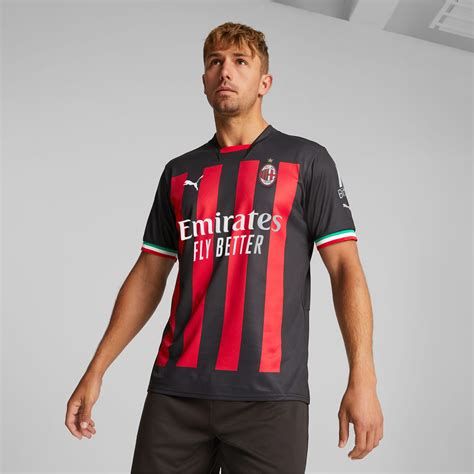 A C Milan Home 22 23 Replica Football Jersey Men Red PUMA