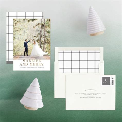 Top Newly Engaged Newlywed Christmas Card Ideas Emmaline Bride