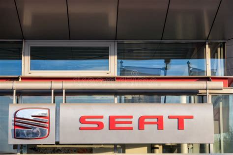 Seat Logo On Their Main Dealership Store Belgrade Seat Is A Spanish