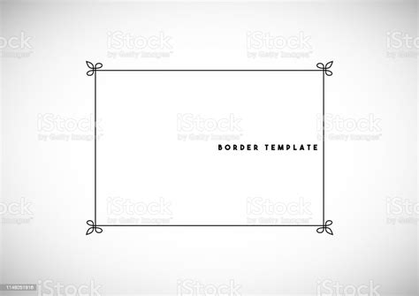 Vector Border Template Stock Illustration Download Image Now