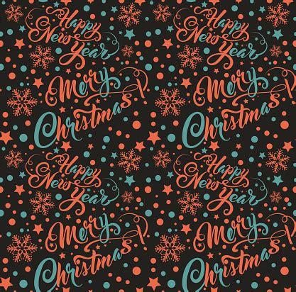 Retro Christmas Wallpaper Stock Illustration - Download Image Now - Backgrounds, Christmas ...