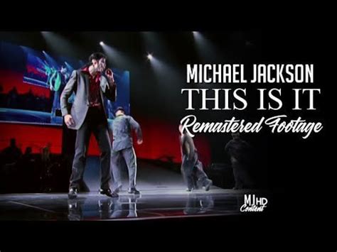 Michael Jackson - This Is It Rehearsals | 1080p Remastered Footage ...