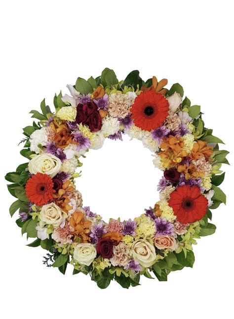 Natural wreath Memorial - peace floral