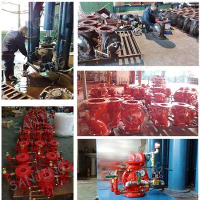 Ductile Cast Iron Deluge Diaphragm Alarm Check Valve For Fire